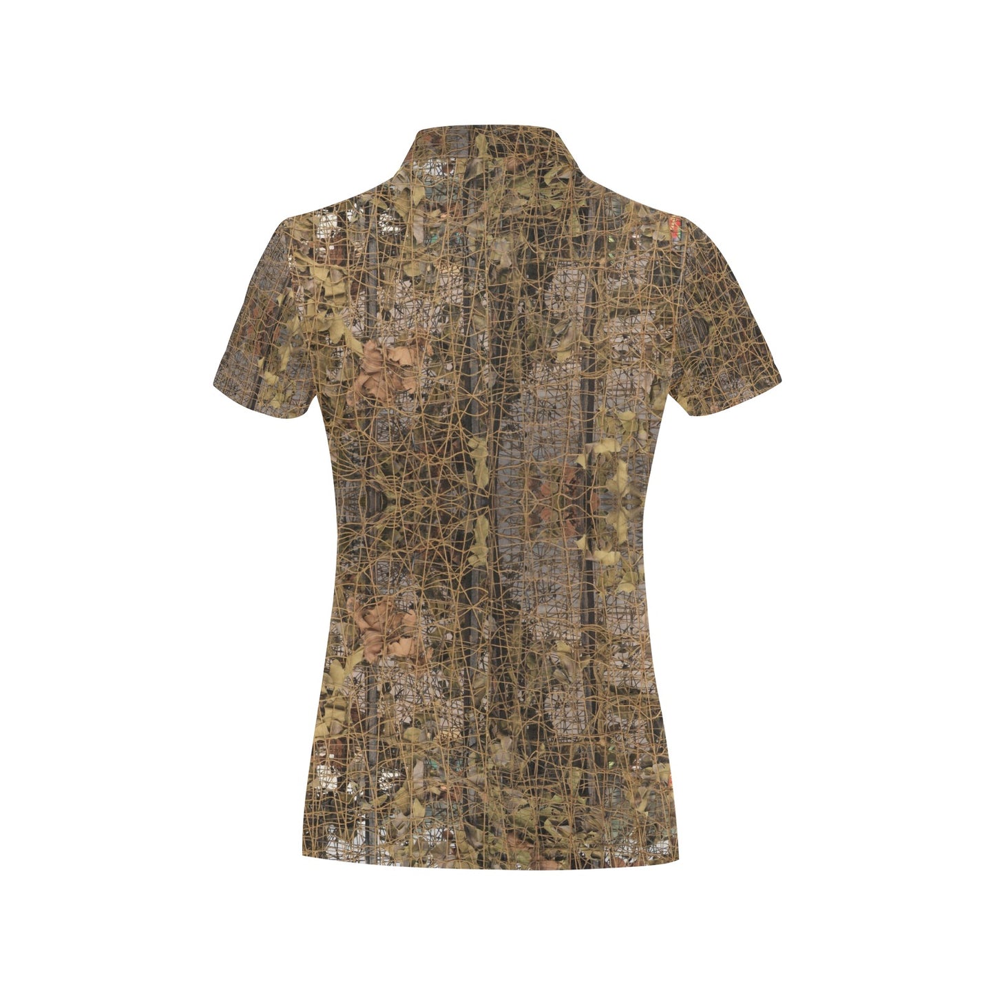 Camouflage Realtree Pattern Print Design 01 Women's Polo Shirt