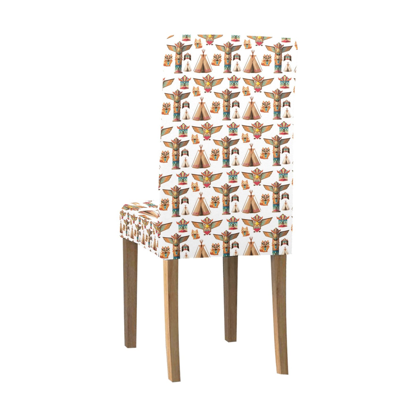 Totem Native Print Design LKS303 Dining Chair Slipcover