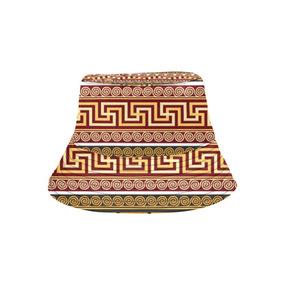 Ancient Greek Pattern Print Design LKS302 Unisex Bucket Hat