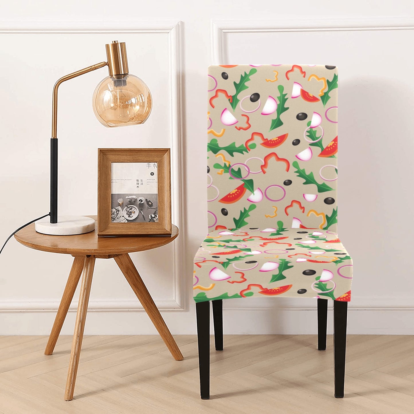 Salad Print Design LKS303 Dining Chair Slipcover