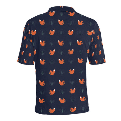 Squirrel Print Design LKS303 Men Polo Shirt