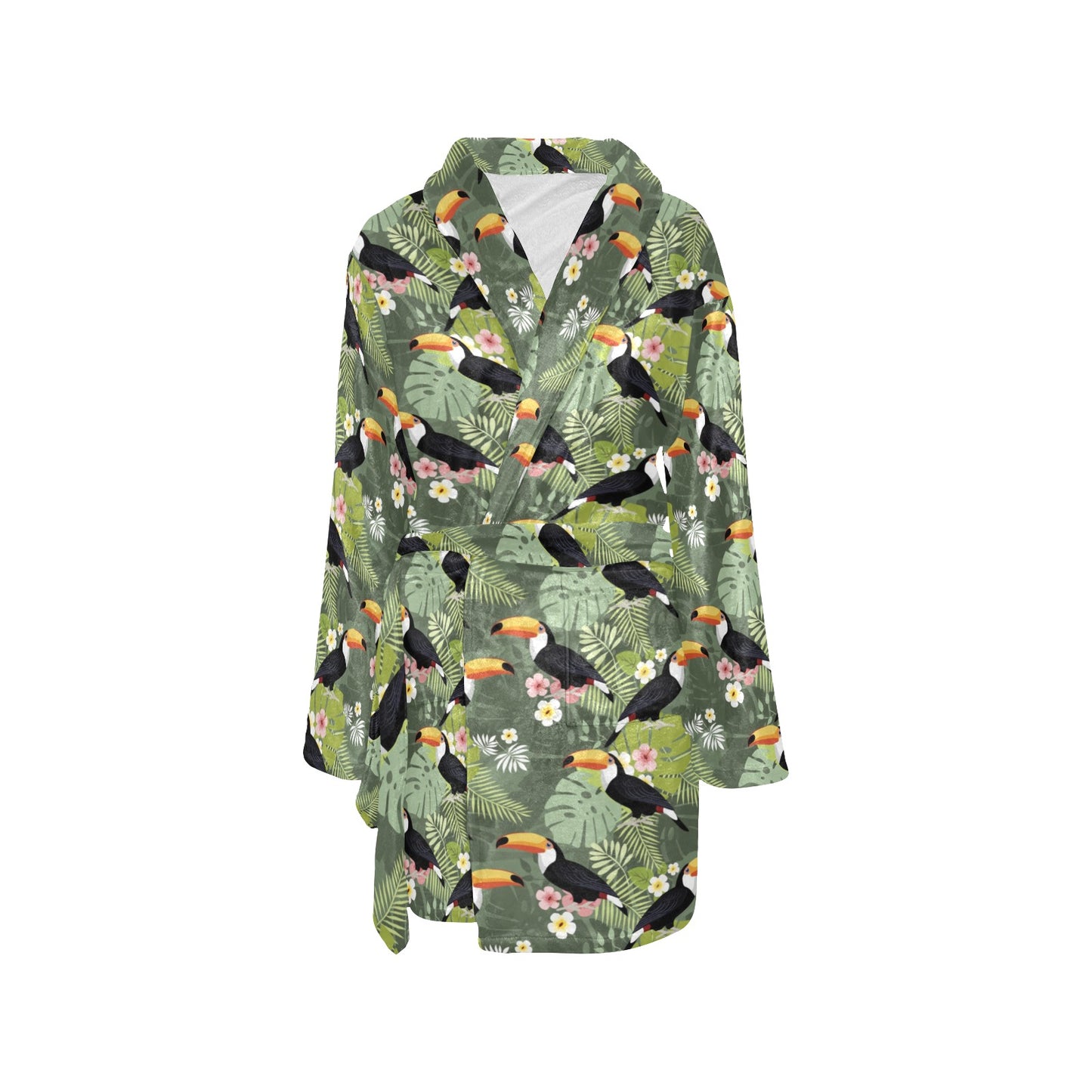 Toucan Print Design LKS304 Women's Fleece Robe