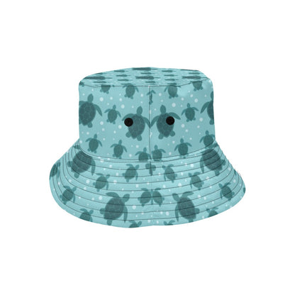 Sea Turtle Print Design LKS305 Unisex Bucket Hat