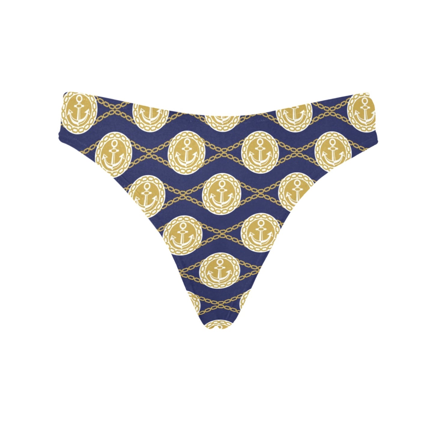 Anchor Luxury Pattern Women's Thongs
