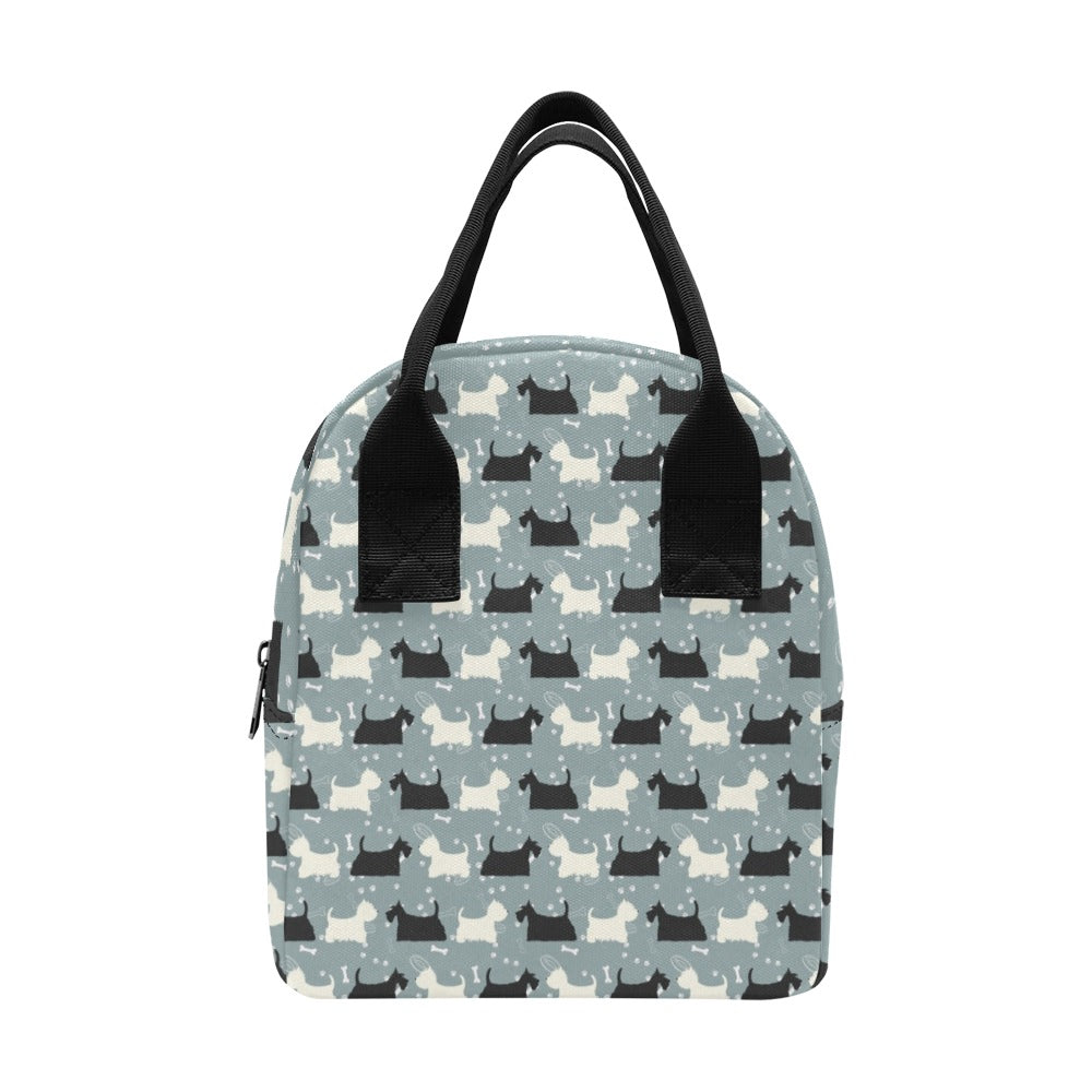 Scottish Terriers Print Design LKS301 Insulated Lunch Bag