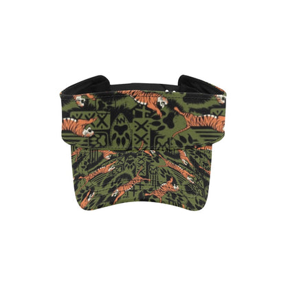 Tiger Pattern Print Design LKS303 Unisex Sun Visor