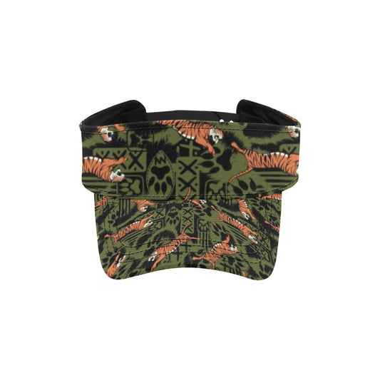 Tiger Pattern Print Design LKS303 Unisex Sun Visor