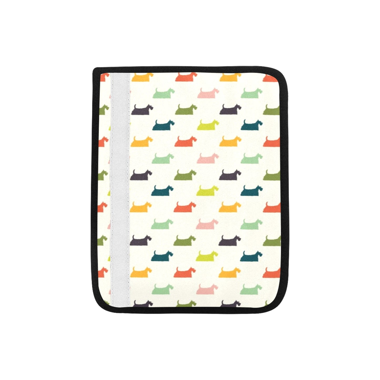 Scottish Terriers Print Design LKS305 Car Seat Belt Cover