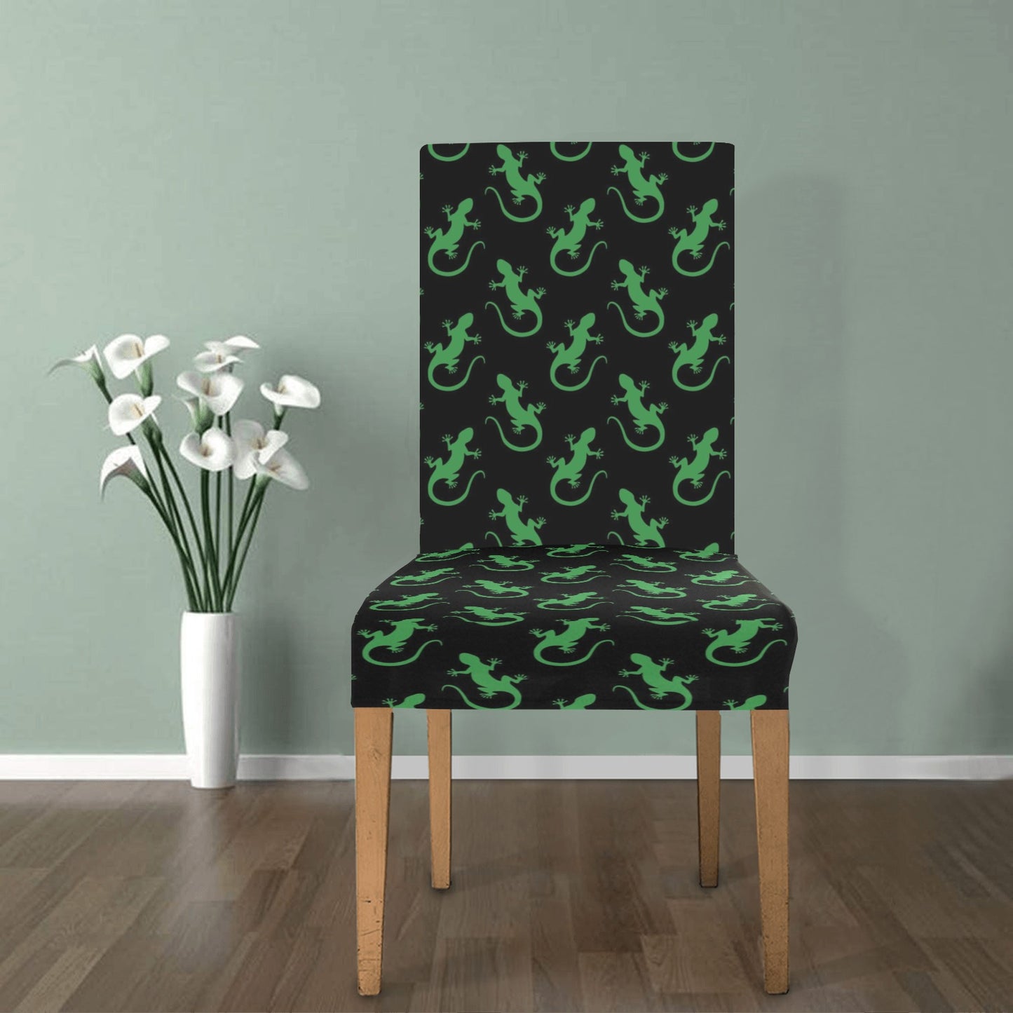 lizard Print Design LKS401 Dining Chair Slipcover