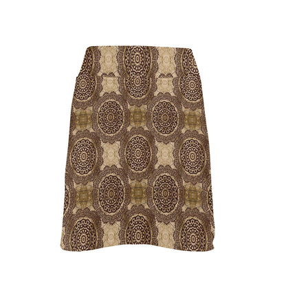 Ancient Greek Symbol Print Design LKS309 17" Golf & Pickleball Skort with Pockets