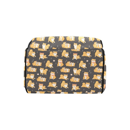 Shiba Inu Print Design LKS309 Diaper Bag Backpack