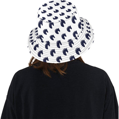 Horse Head Print Design LKS303 Unisex Bucket Hat