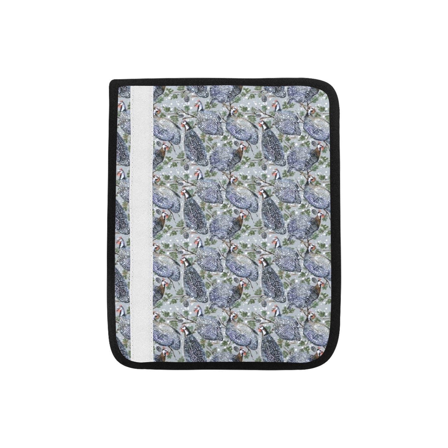 Guinea Fowl Print Design LKS402 Car Seat Belt Cover