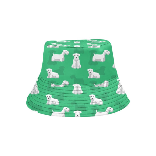 Sealyham Terriers Print Design LKS301 Unisex Bucket Hat