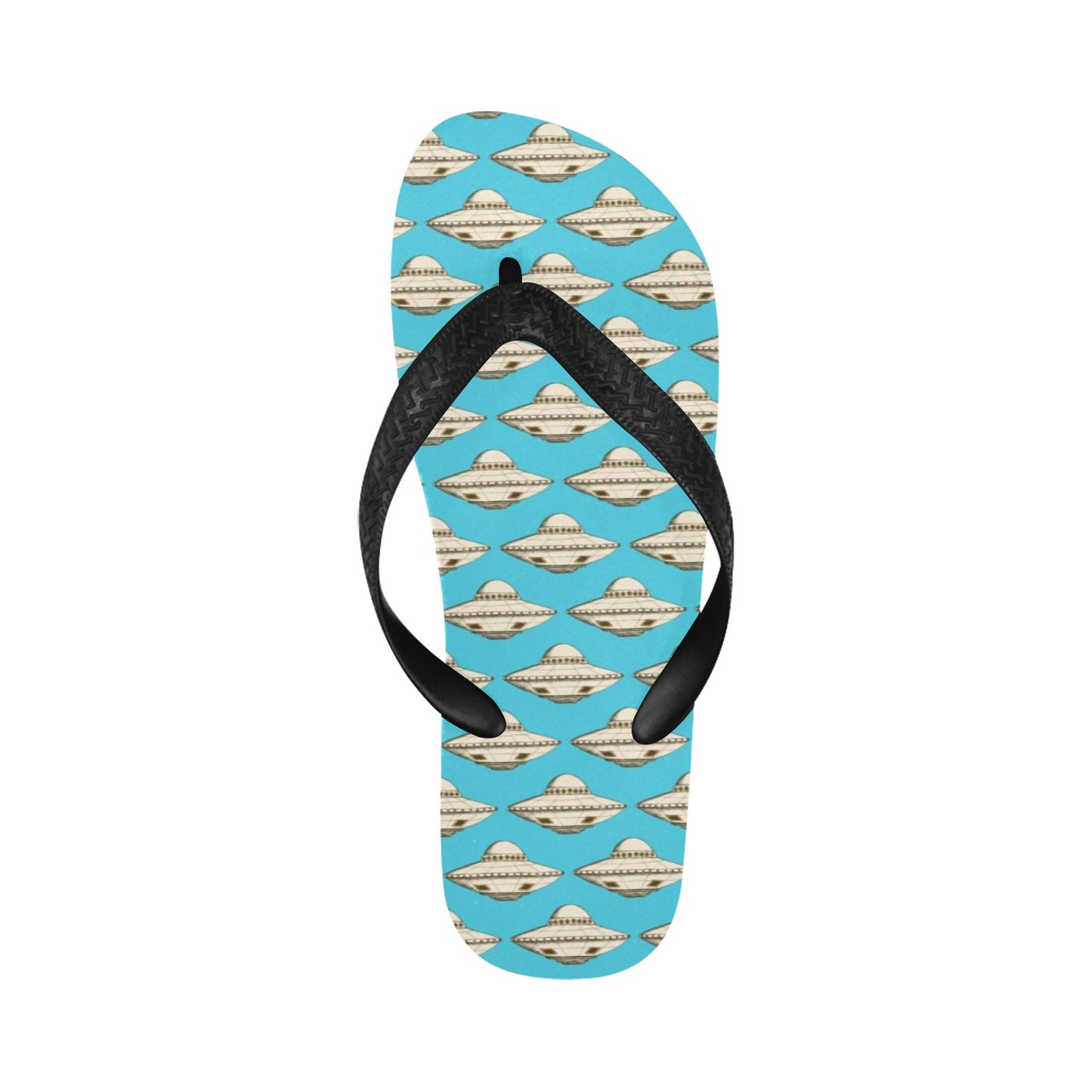 UFO Print Design LKS301 Flip Flops
