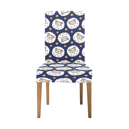 Sheep Print Design LKS402 Dining Chair Slipcover