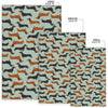 Dachshund Cute Print Pattern Area Rugs-JTAMIGO.COM