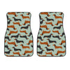 Dachshund Cute Print Pattern Car Floor Mats