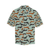 Dachshund Cute Print Pattern Men Aloha Hawaiian Shirt