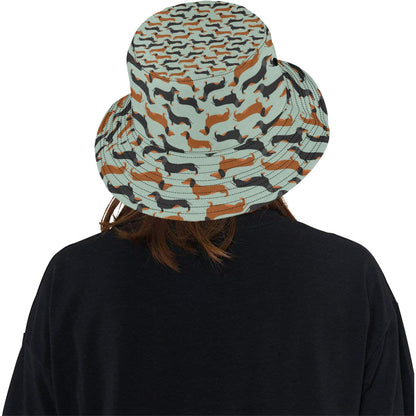 Dachshund Cute Print Pattern Unisex Bucket Hat