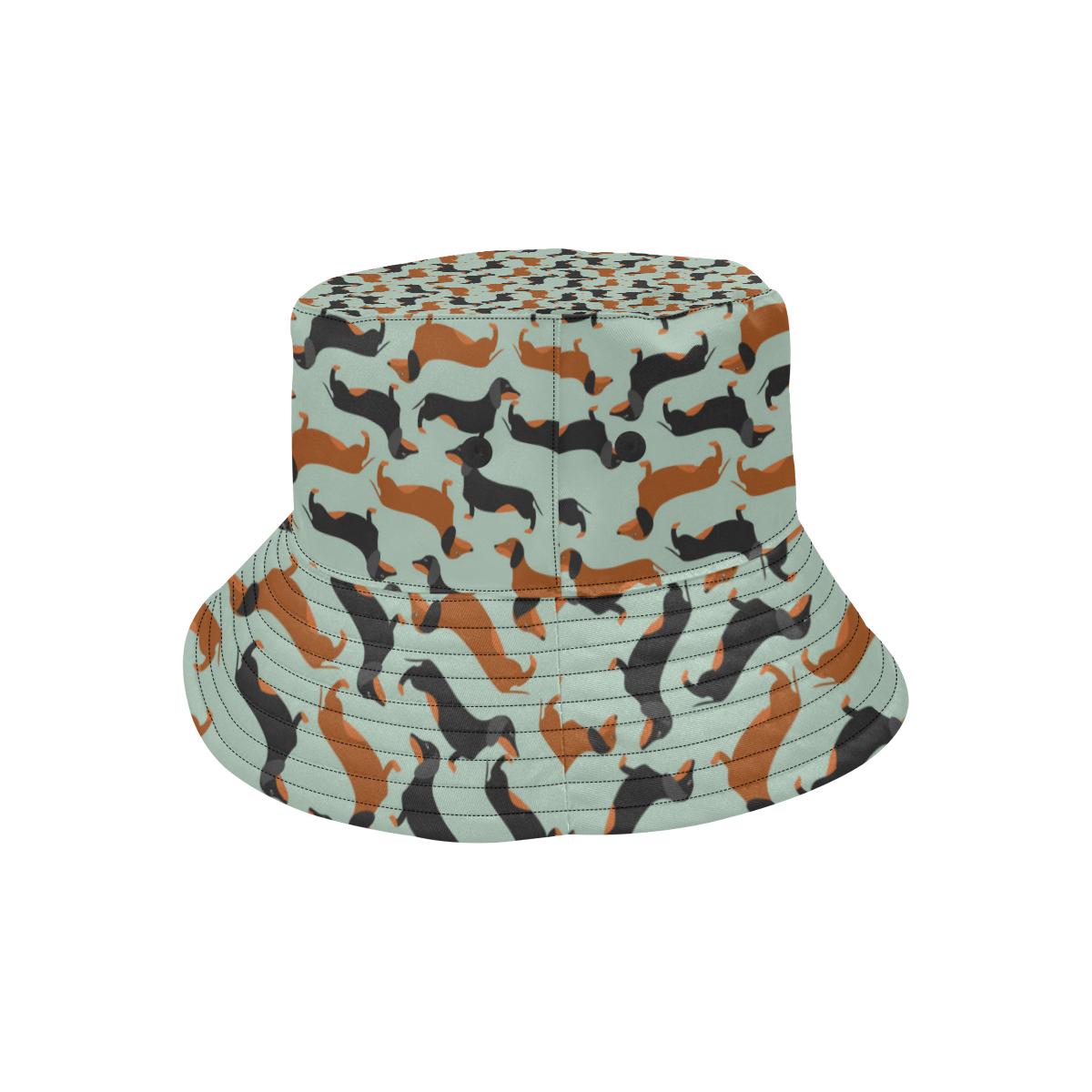 Dachshund Cute Print Pattern Unisex Bucket Hat