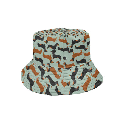Dachshund Cute Print Pattern Unisex Bucket Hat