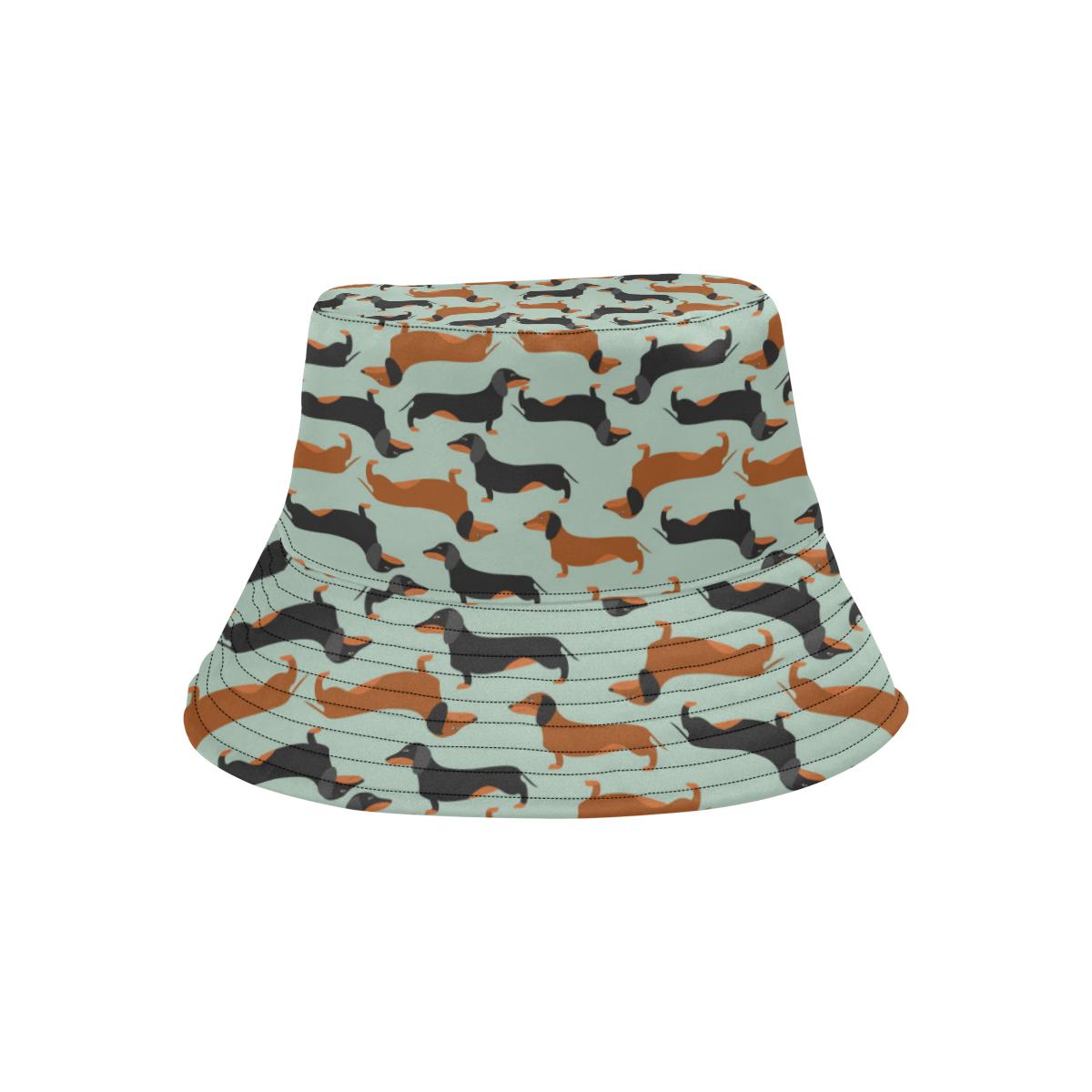 Dachshund Cute Print Pattern Unisex Bucket Hat