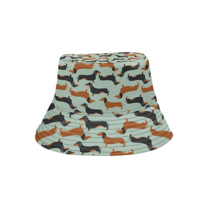 Dachshund Cute Print Pattern Unisex Bucket Hat
