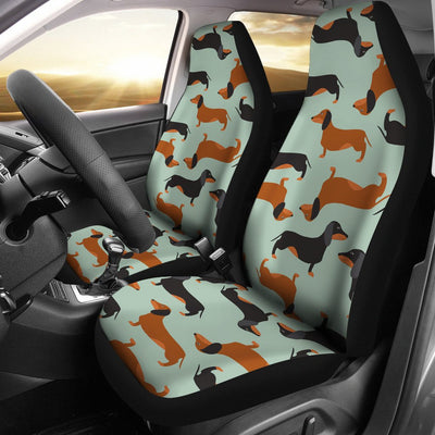 Dachshund Cute Print Pattern Universal Fit Car Seat Covers