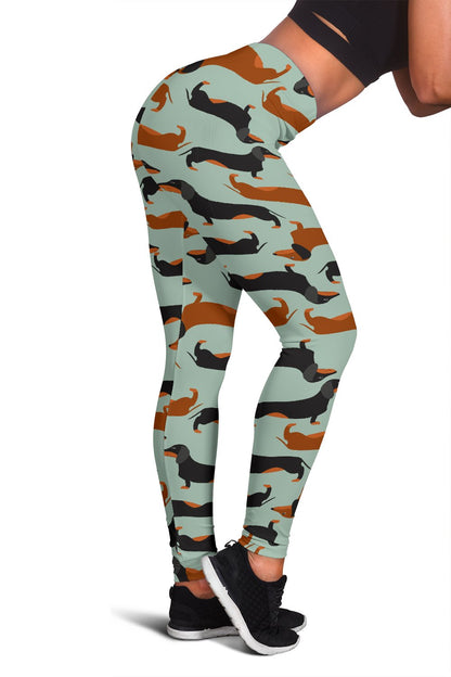 Dachshund Cute Print Pattern Women Leggings