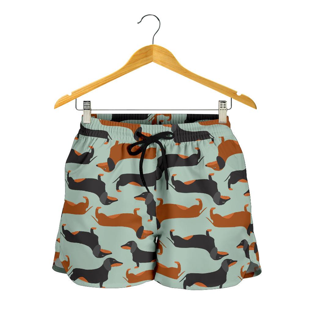 Dachshund Cute Print Pattern Women Shorts-JTAMIGO.COM