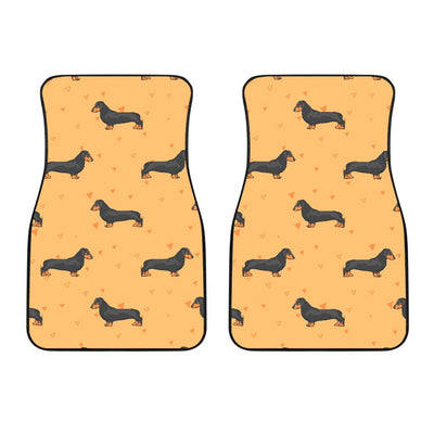 Dachshund Draw Print Pattern Car Floor Mats