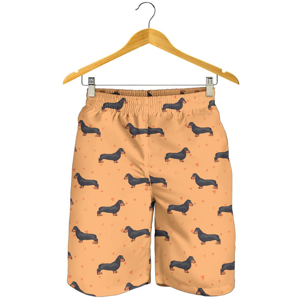 Dachshund Draw Print Pattern Mens Shorts-JTAMIGO.COM