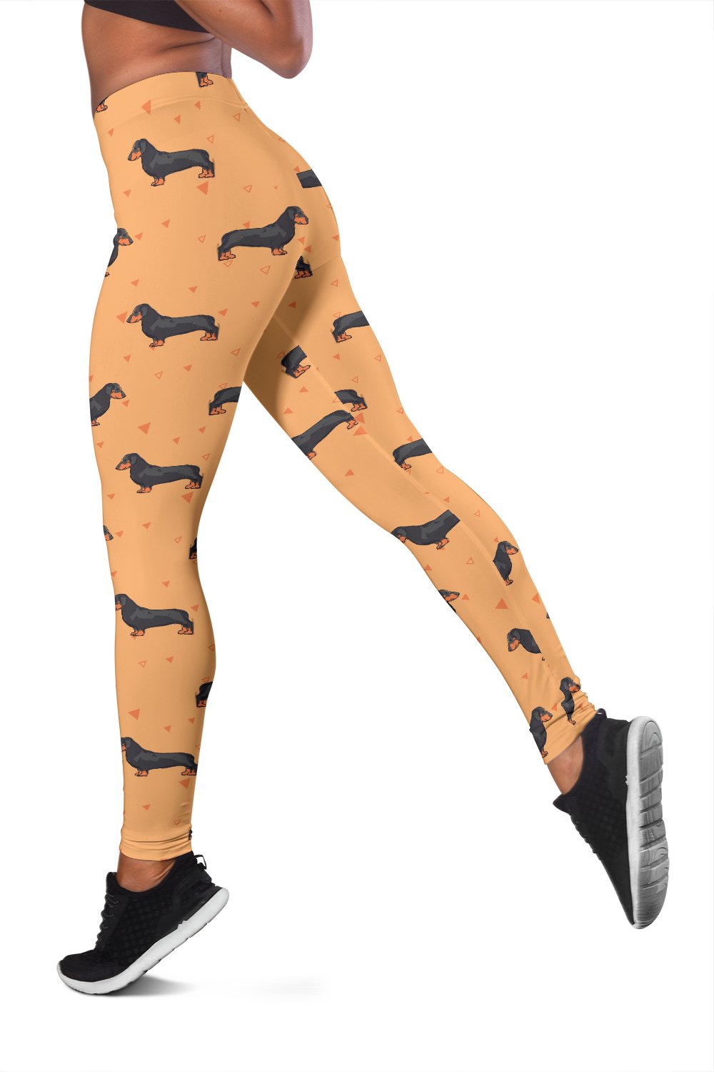 Dachshund Draw Print Pattern Women Leggings