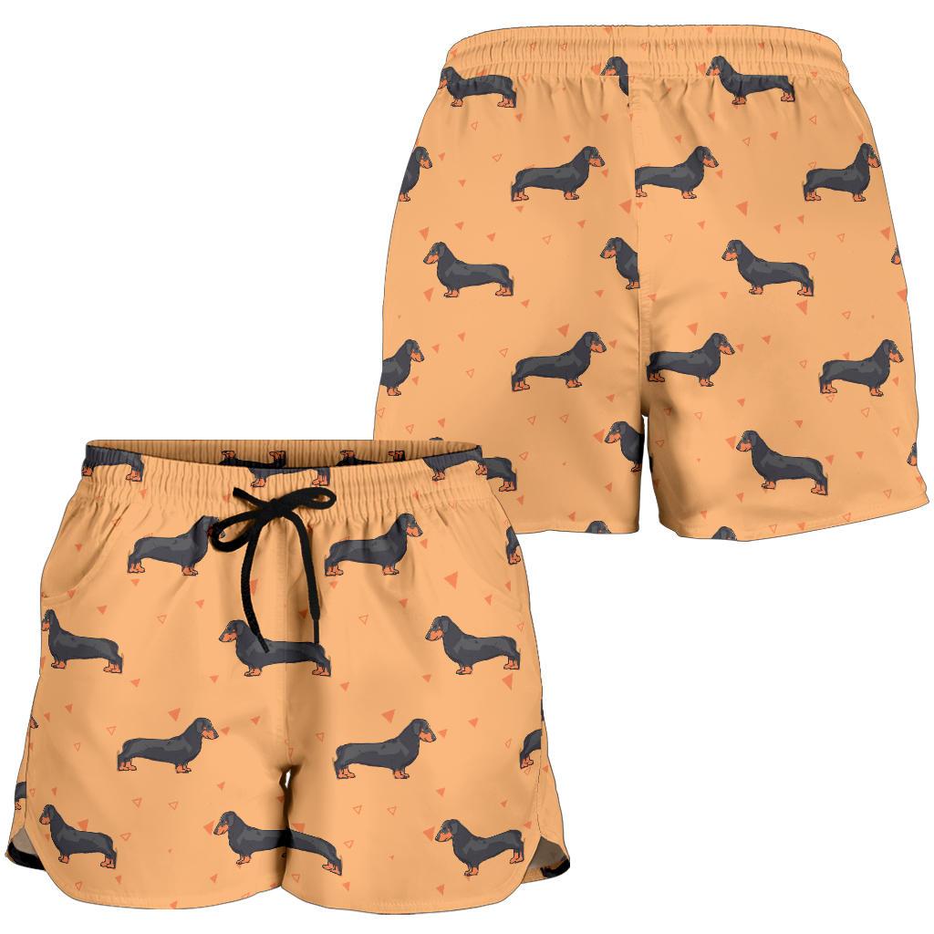 Dachshund Draw Print Pattern Women Shorts-JTAMIGO.COM