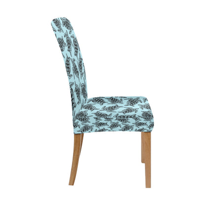 Sea Turtle Print Design LKS3010 Dining Chair Slipcover