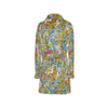 Hippie Print Design LKS301 Women's Fleece Robe