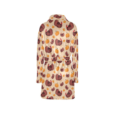 Thanksgiving Print Design LKS308 Women's Fleece Robe