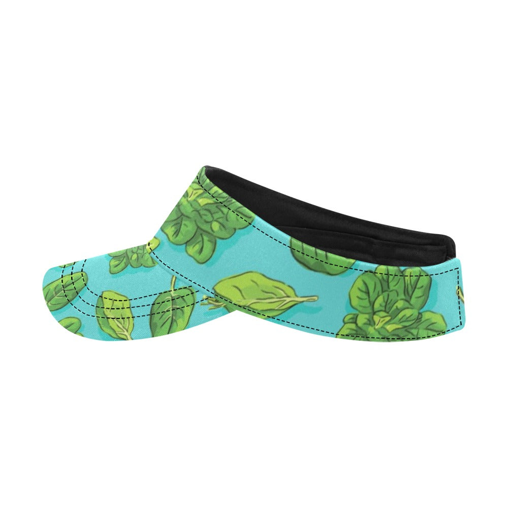 Spinach Print Design LKS301 Unisex Sun Visor