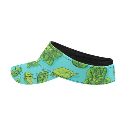 Spinach Print Design LKS301 Unisex Sun Visor