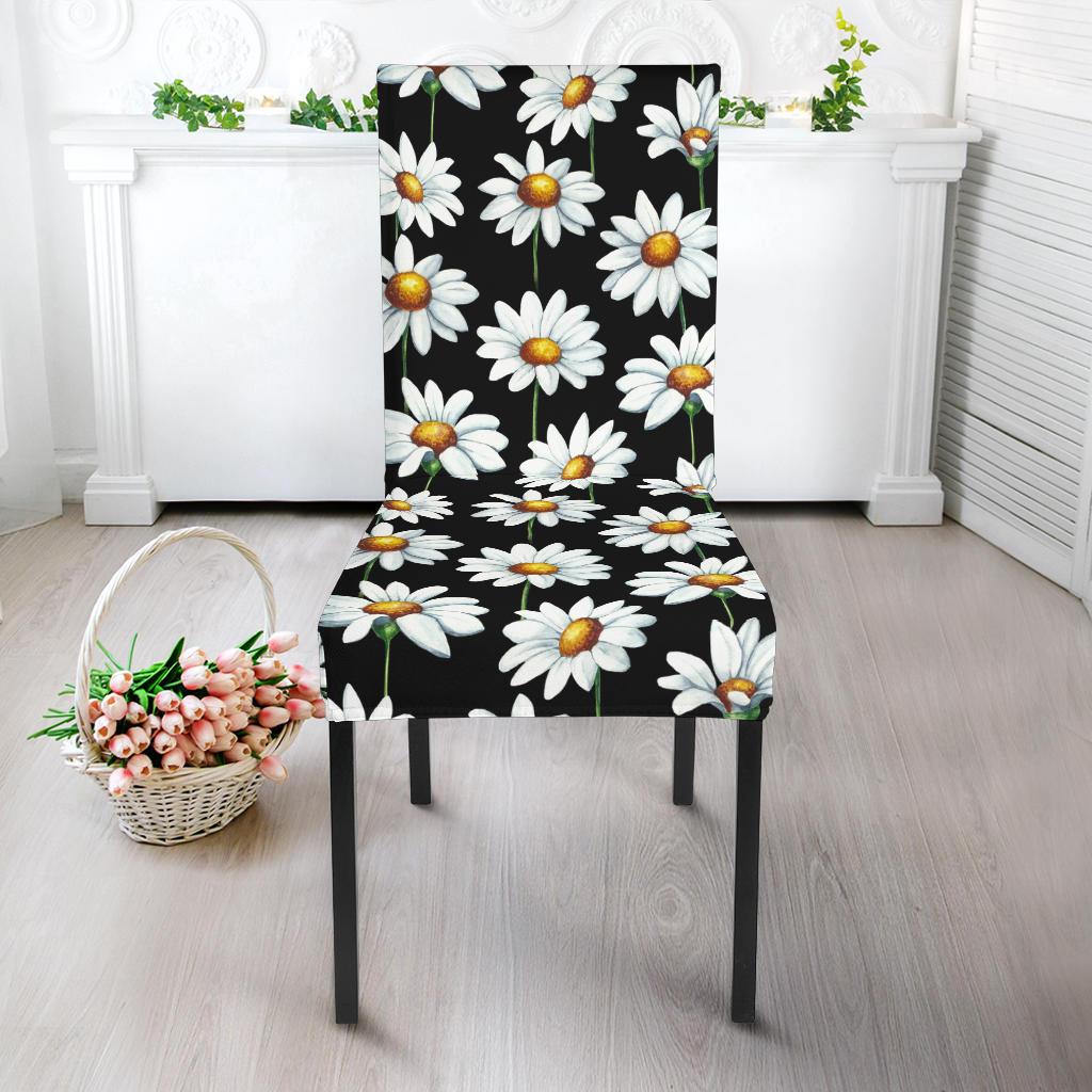 Daisy Print Pattern Dinning Chair Slipper-JTAMIGO.COM