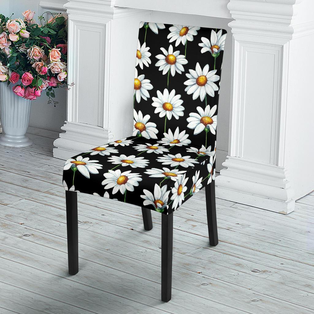 Daisy Print Pattern Dinning Chair Slipper-JTAMIGO.COM