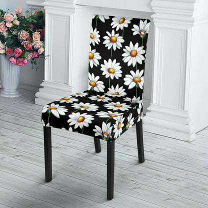 Daisy Print Pattern Dinning Chair Slipper-JTAMIGO.COM