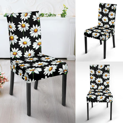 Daisy Print Pattern Dinning Chair Slipper-JTAMIGO.COM
