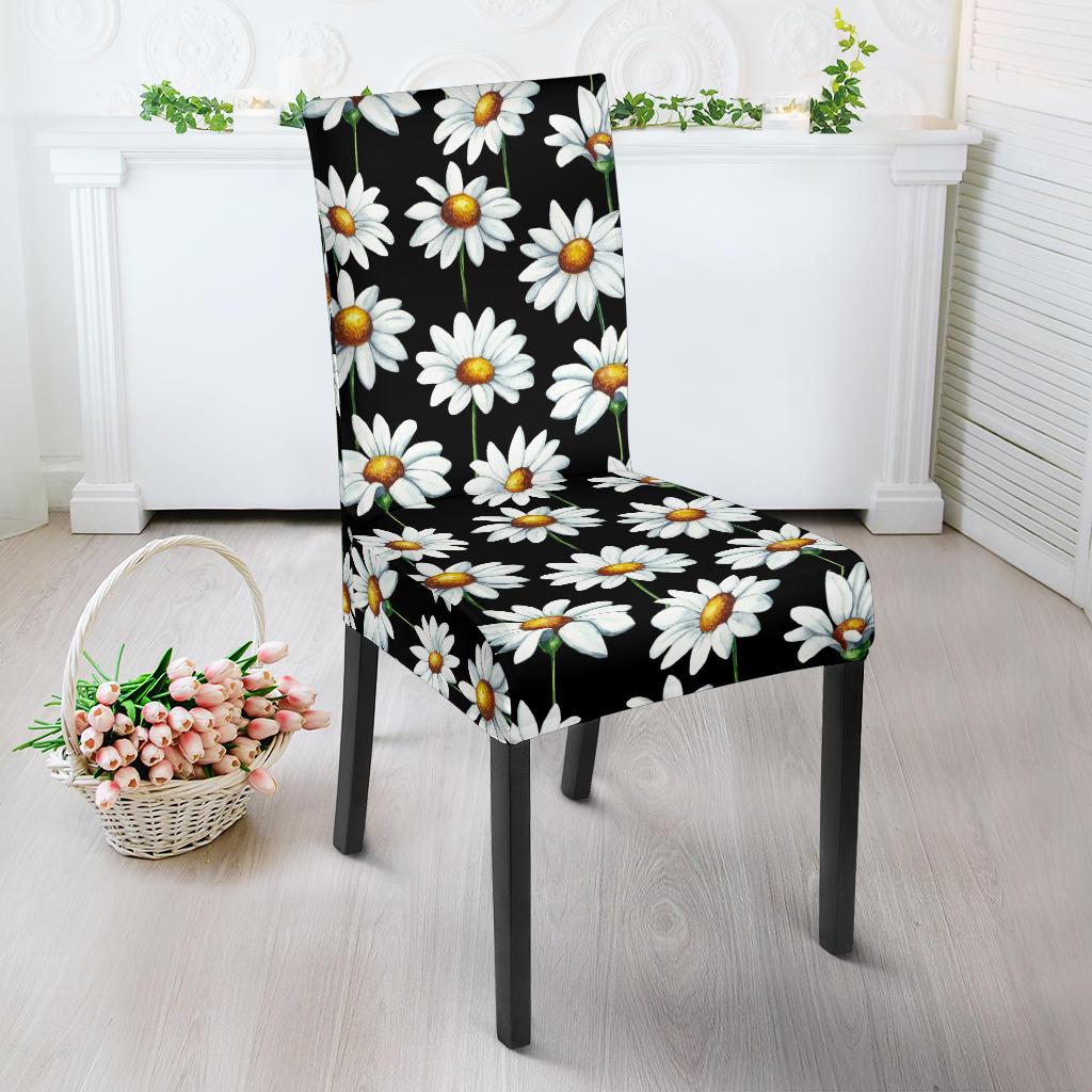 Daisy Print Pattern Dinning Chair Slipper-JTAMIGO.COM