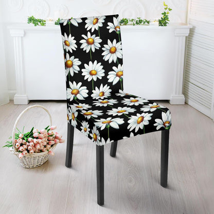 Daisy Print Pattern Dinning Chair Slipper-JTAMIGO.COM