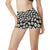 Daisy Print Pattern High Waisted Spandex Shorts-JTAMIGO.COM