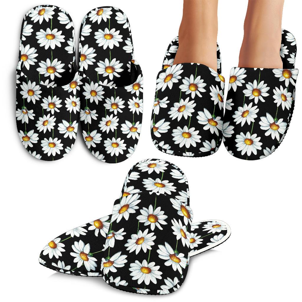 Daisy Print Pattern House Slippers