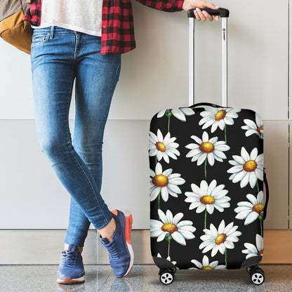 Daisy Print Pattern Luggage Cover Protector