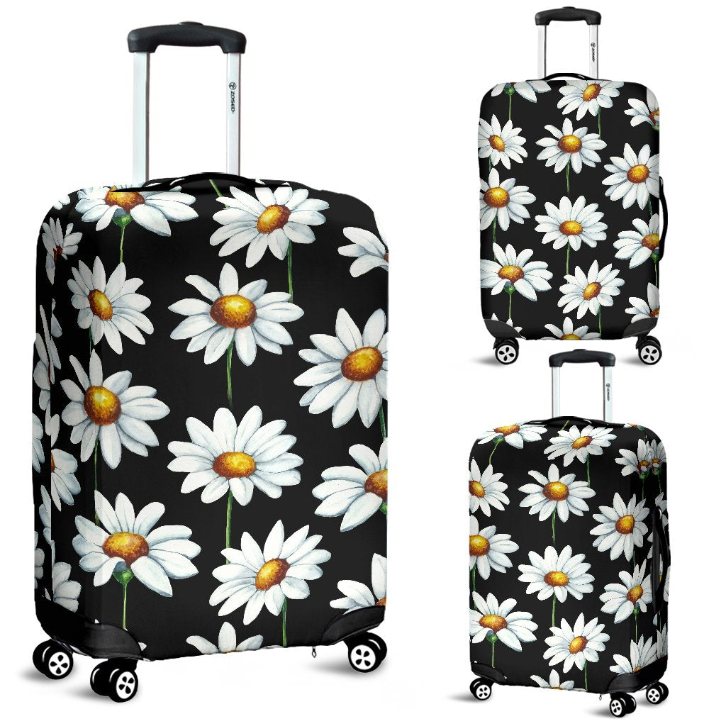 Daisy Print Pattern Luggage Cover Protector